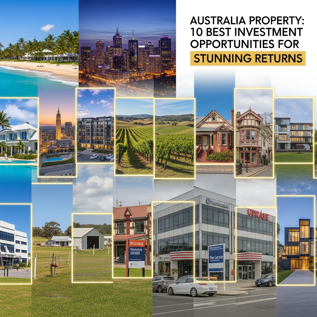 Illustration of Australia Property: 10 Best Investment Opportunities for Stunning Returns