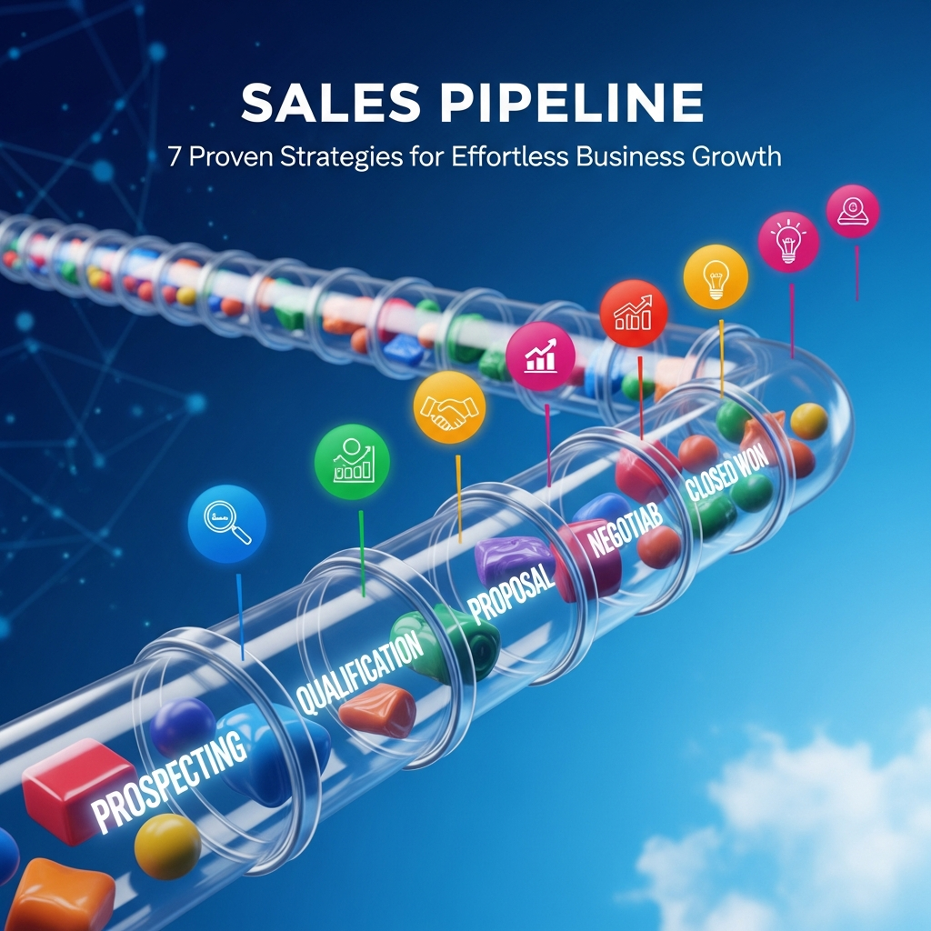 Illustration of Sales Pipeline: 7 Proven Strategies for Effortless Business Growth
