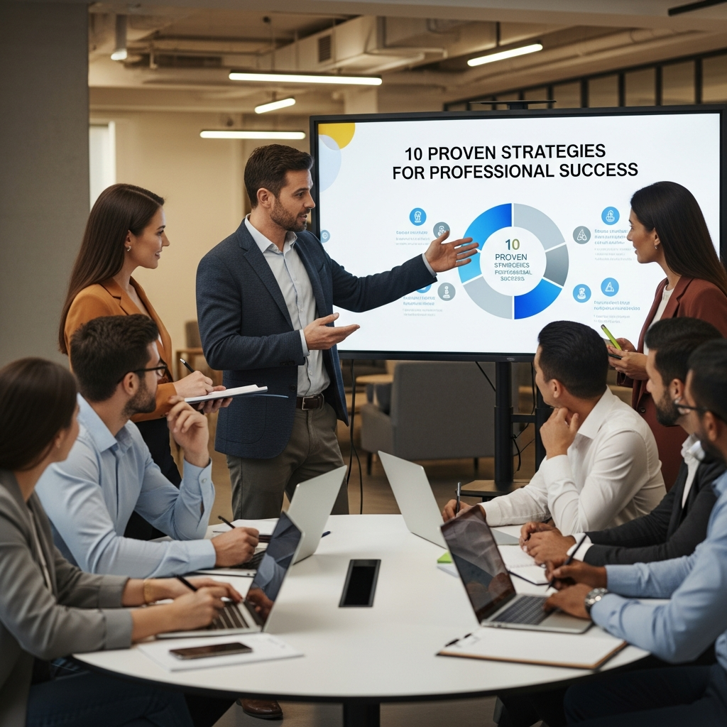 Illustration of Coaching: 10 Proven Strategies for Achieving Stunning Professional Success