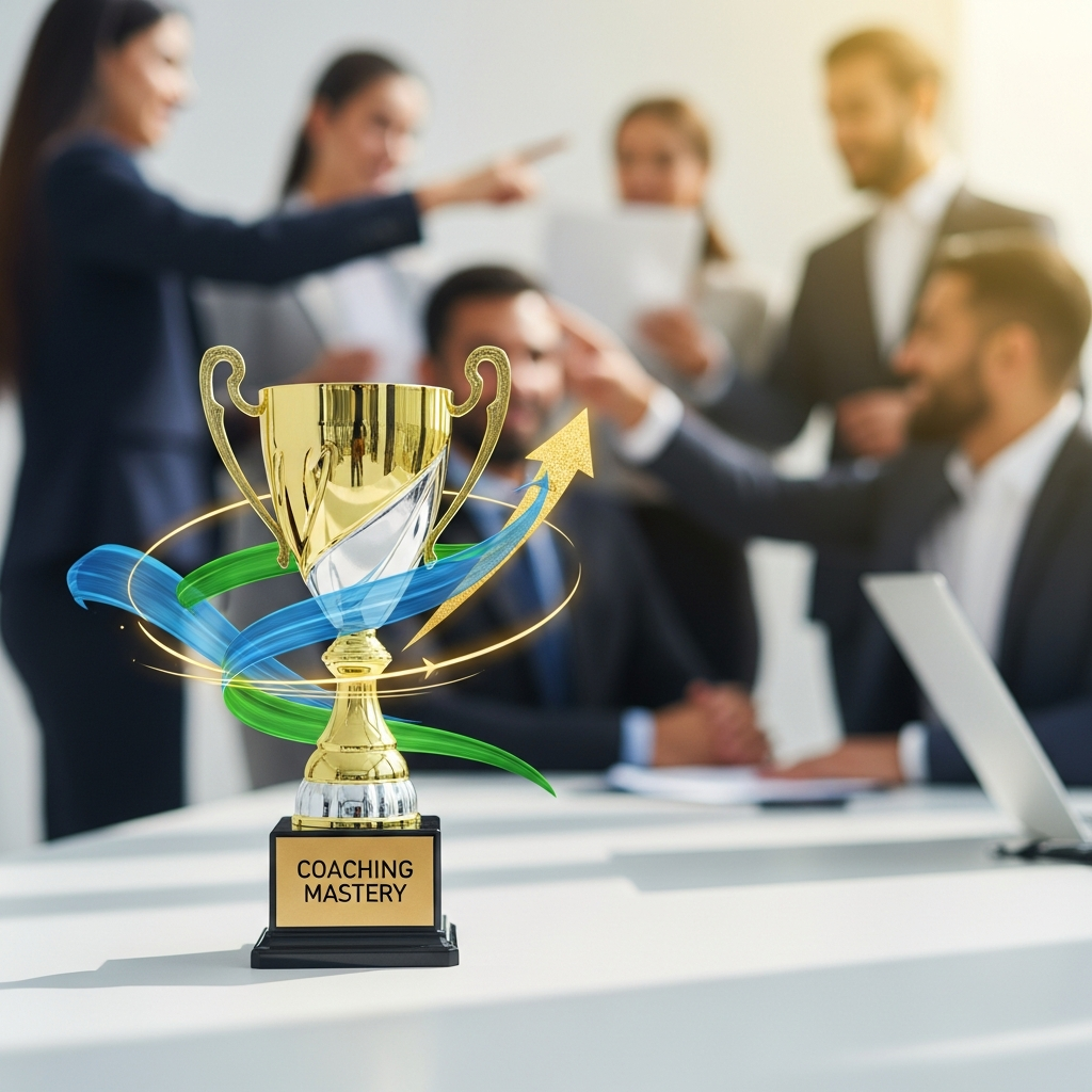 Illustration of Coaching Mastery: The Best Proven Strategies for Effortless Client Success
