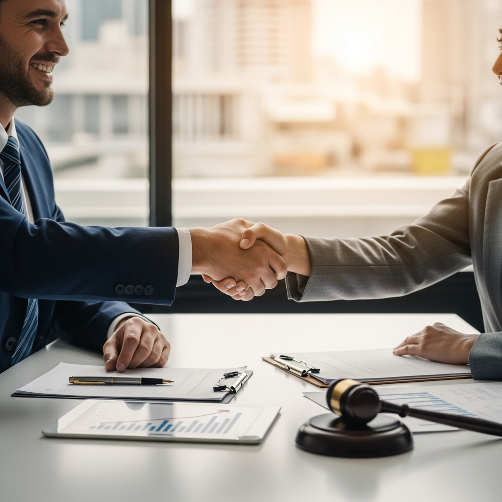 Illustration of Negotiating Success: 10 Proven Strategies for Effortless Business Deals